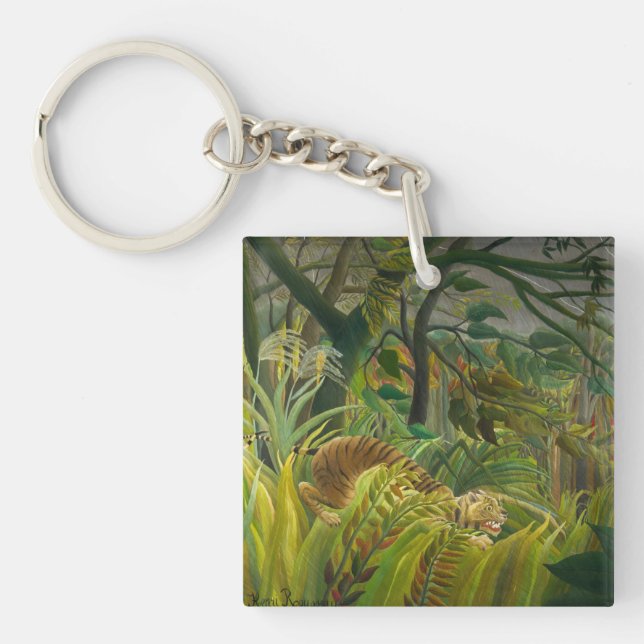 Llavero Henri Rousseau - ¡Sorprendido! (Frente)