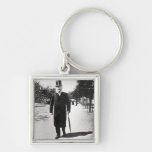 Llavero Henrik Ibsen (1828-1906) en Oslo, 1896 (foto de