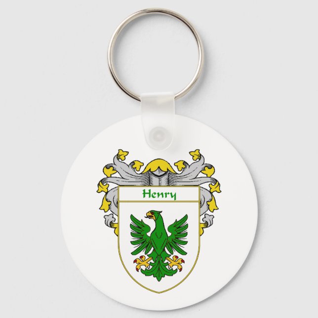 Llavero Henry Coat of Arms (Mantled) (Anverso)