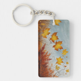 Llavero Herbstlicher Acryl Schlüsselanhänger