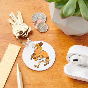 Llavero Hércules de dibujos animados héroe de la mitología