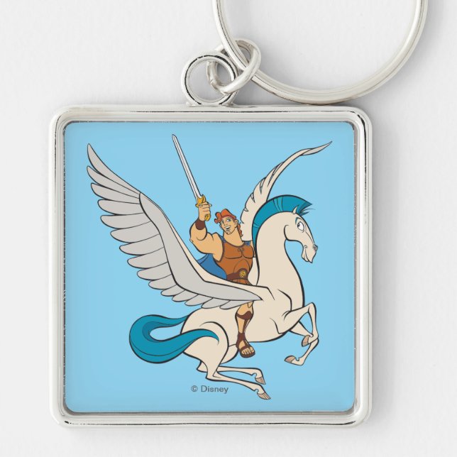 Llavero Hercules Riding Pegasus Keychain (Frente)
