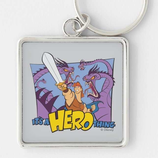 Llavero Hercules vs Hydra - It's a HERO Thing Keychain (Frente)