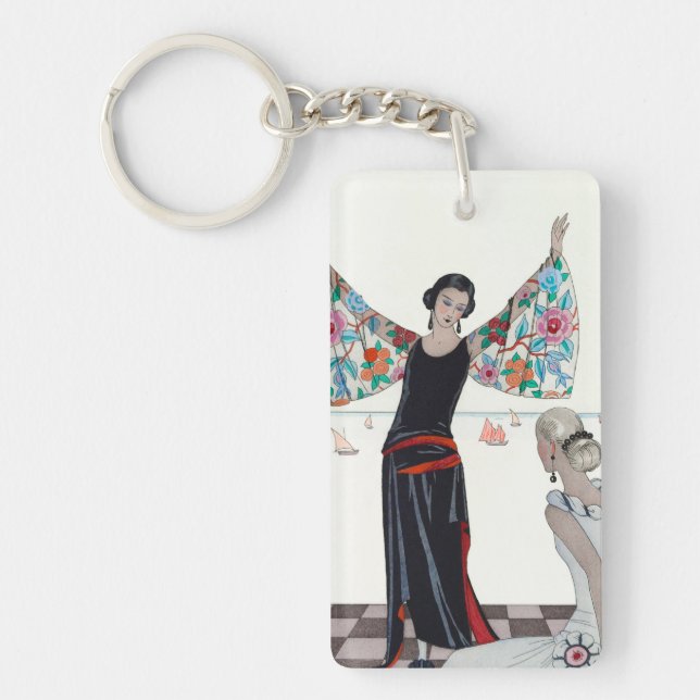 Llavero Here Are My Wings - George Barbier (Frente)