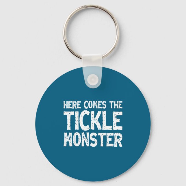 Llavero Here Comes The Tickle Monster Funny Tickling Laugh (Anverso)