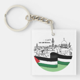 Llavero Herencia y esperanza palestinas: Regresaremos