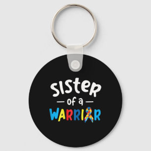 Llavero Hermana De Un Guerrero - Regalo De Conciencia Sobr
