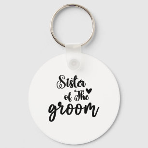 Llavero Hermana Del Partido Bridal Del Boda Groom
