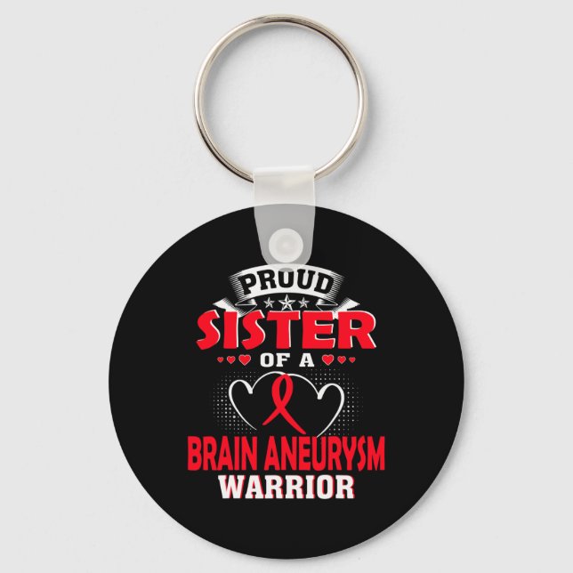 LLAVERO HERMANA ORGULLOSA DE UN BRAIN ANEURYSM WARRIOR (Anverso)