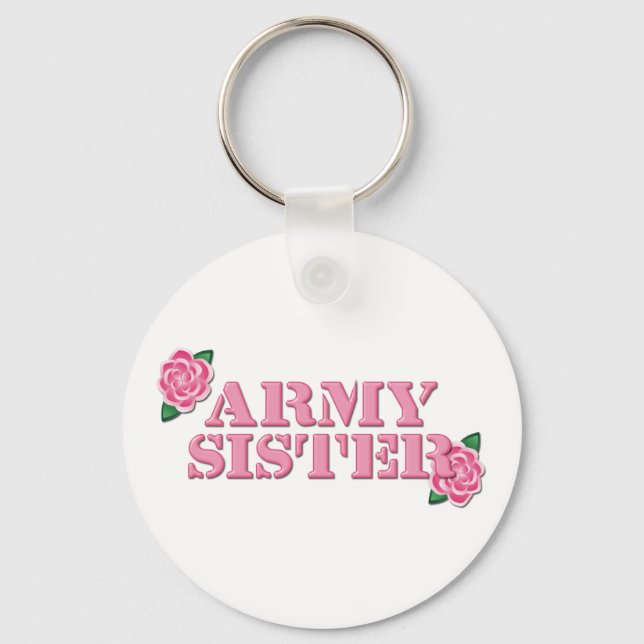 Llavero Hermanas del Ejército Roses Rosados (Anverso)