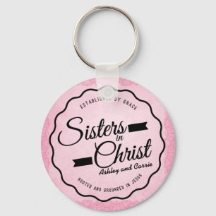 Llavero Hermanas en Cristo Cláusula de Amistad Cristiana