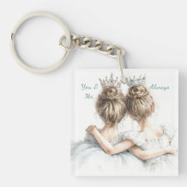 Llavero Hermanas para siempre Keychain - Pastel Big & Lil 