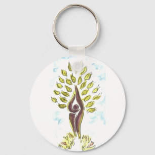 Llavero HERMANDAD-MUJER como árbol del KEYCHAIN de la vid