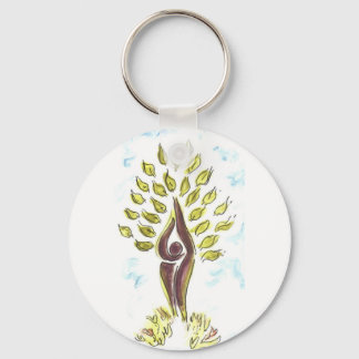 Llavero HERMANDAD-MUJER como árbol del KEYCHAIN de la vida