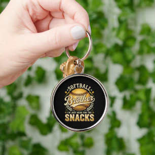 Llavero Hermano de Sóftbol Divertido Snacks Deportes