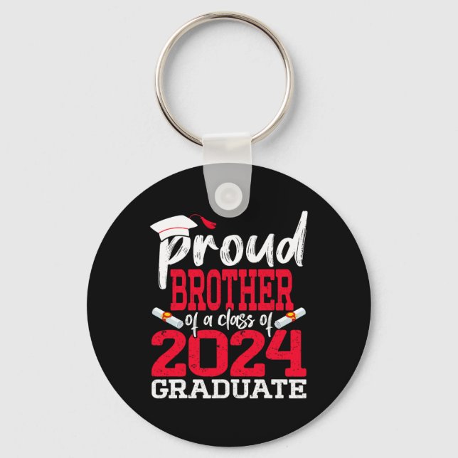 Llavero Hermano De Una Licenciatura Superior De 2024 (Anverso)