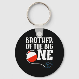 Llavero Hermano Del Gran Niño Pescador Primer Cumpleaños