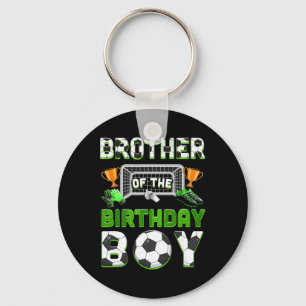 Llavero Hermano Del Niño De Cumpleaños Familia De Fútbol C