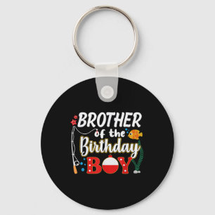 Llavero Hermano Del Niño De Cumpleaños Familia De Pesca Co