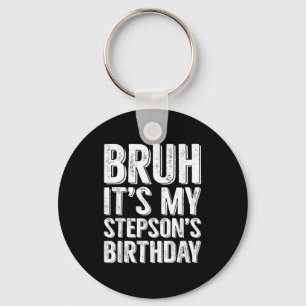 Llavero Hermano Es La Fiesta De Cumpleaños De Mi Hijastro