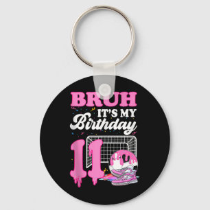 Llavero Hermano Es Mi Cumpleaños Número 11 Camiseta Con Te