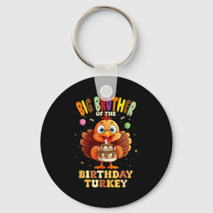 Llavero Hermano Mayor De La Familia Del Pavo De Cumpleaños