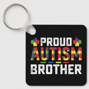 Llavero Hermano Orgulloso de Autismo Conciencia Familia Au