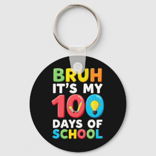 Llavero Hermano, son mis 100 días de escuela, estudiante, 