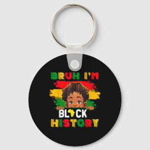 Llavero Hermano Soy el Mes de la Historia Negra Hombres Af