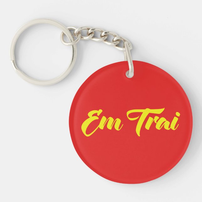 Llavero Hermano Vietnamita (Joven) - Em Trai ~ Tien Viene (Frente)