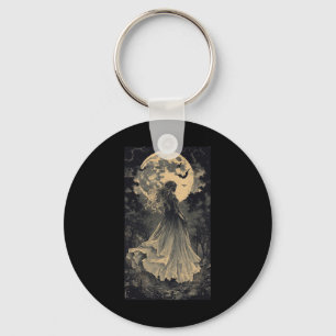 Llavero Hermosa Bruja Gótica Fantasía Vampiro Moonlight