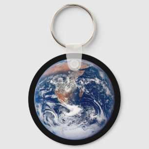 Llavero Hermosa cadena de clave terrestre del planeta