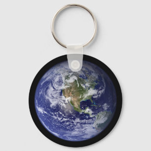 Llavero Hermosa cadena de clave terrestre del planeta