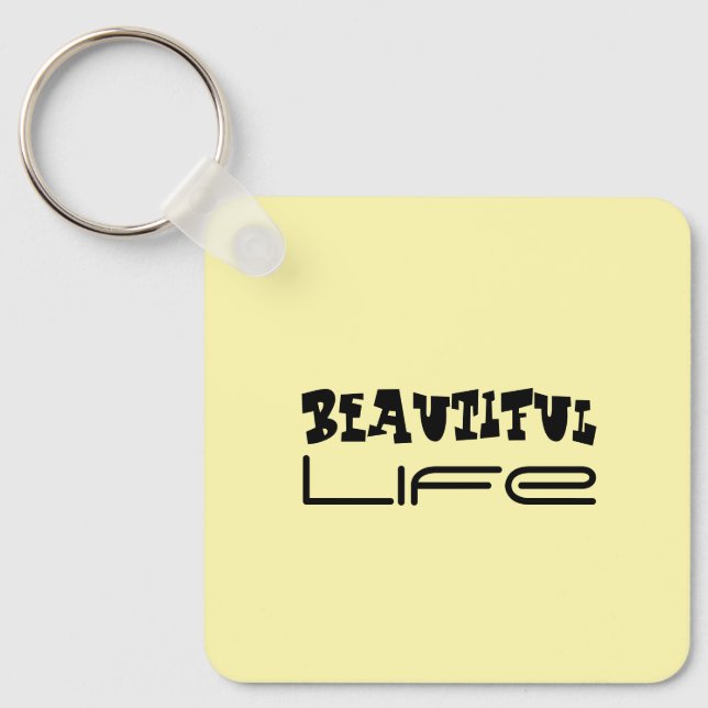 Llavero Hermosa cadena de claves de vida (Anverso)