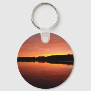 Llavero Hermosa cadena de claves Sunrise Lake de Kensingto