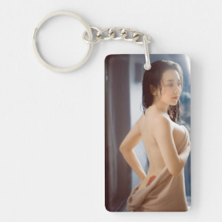 Llavero Hermosa cadena de fotos de modelo caliente sexy