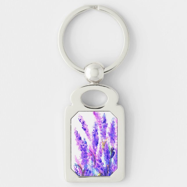 Llavero Hermosa Cadena De Llave Floral (Anverso)