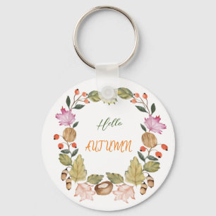Llavero Hermosa cortina otoñal