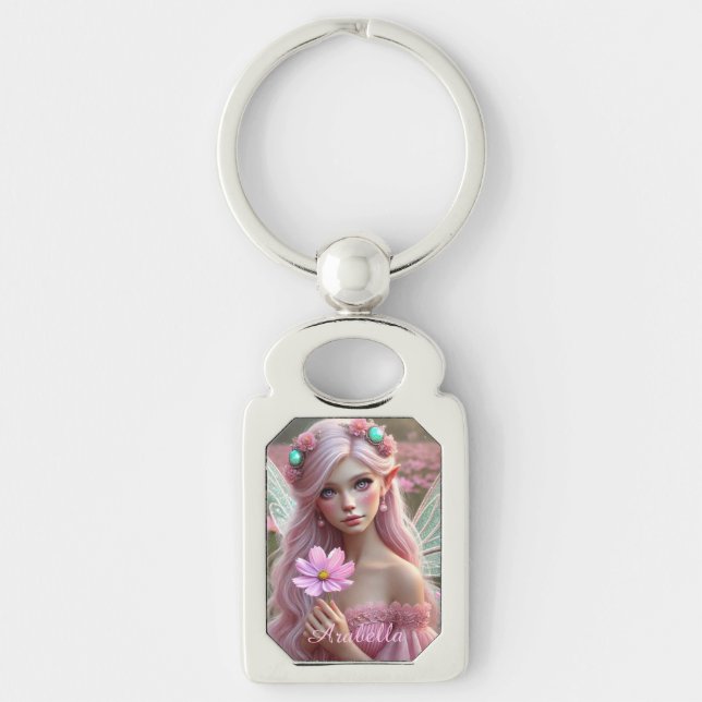 Llavero Hermosa hada de octubre en Cosmos (Anverso)