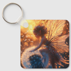 Llavero Hermosa hada de sol con Dandelion