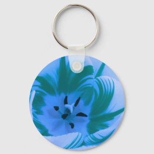Llavero Hermosa Keychain Blue Tulip