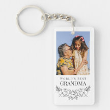 Hermosa línea floral arte mejor foto de abuela