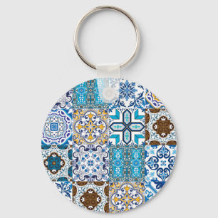 Llavero 🤩 Hermosa mezcla de Azulejos