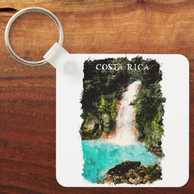 Llavero Hermosa naturaleza acuática de Costa Rica (Anverso)