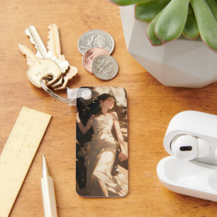 Llavero Hermosa Novia Durmiendo Anime