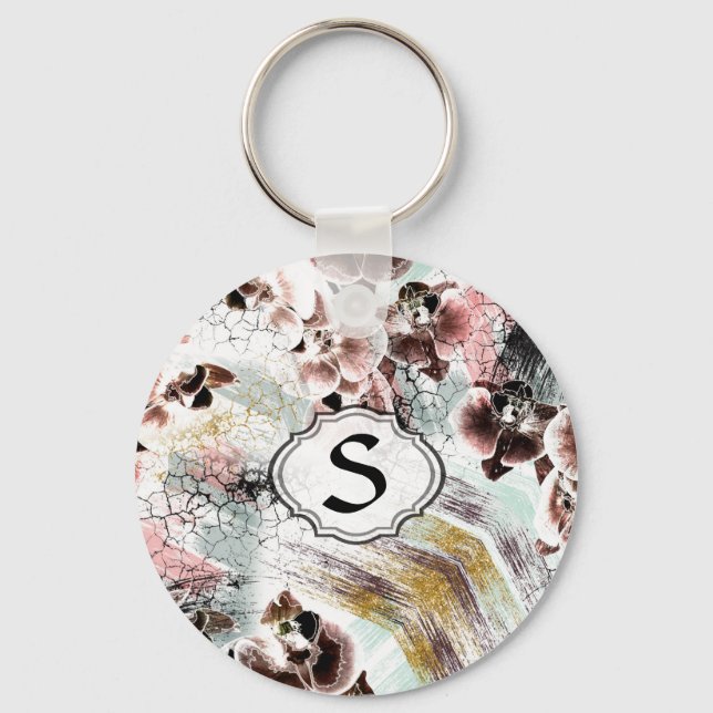 Llavero Hermosa orquídea (Anverso)