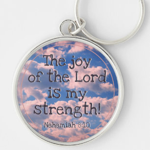 Llavero Hermosa plantilla de fotos de la Biblia Verse Past