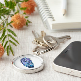 Llavero Hermosa pluma - Elige tus colores