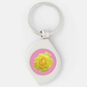 Llavero Hermosa rosa amarilla