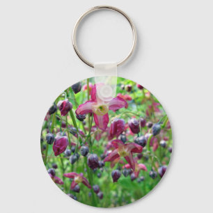 Llavero Hermosas flores de hadas y fotos de primavera de c